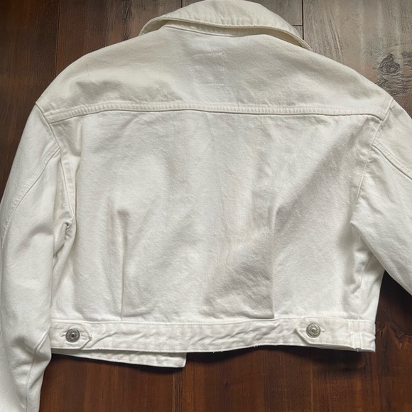 ZARA White Jean Jacket - Picture 3 of 7